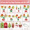 24 Pack Mini Pop Fidget Keychain for Toddler Kids Classroom Gifts - Christmas Party Favors for Kids Gifts for Christmas Stockings